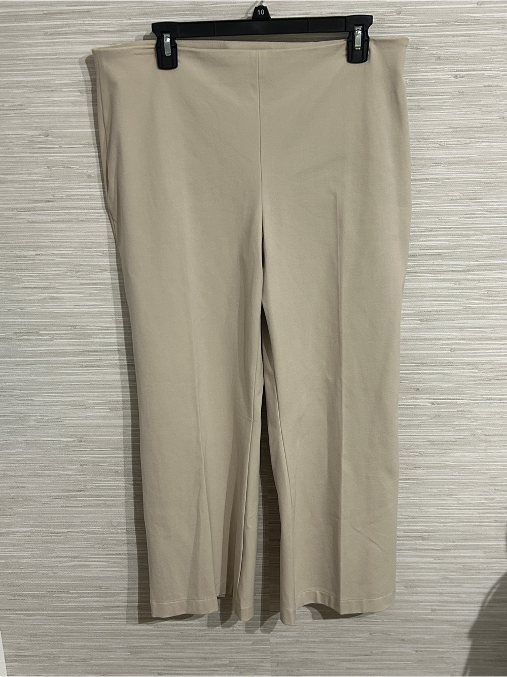 Theory Women's Size 14 Light Beige CL Kick Pant T-Bistretch 3 Crop Trousers